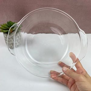 Anchor Hocking Fire King Clear Baking Dish Circle